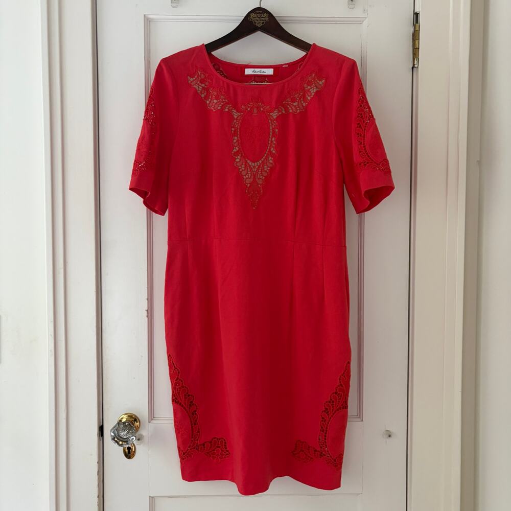 Robert Graham Amadea embroidered dress Size 10 - Picture 2 of 10